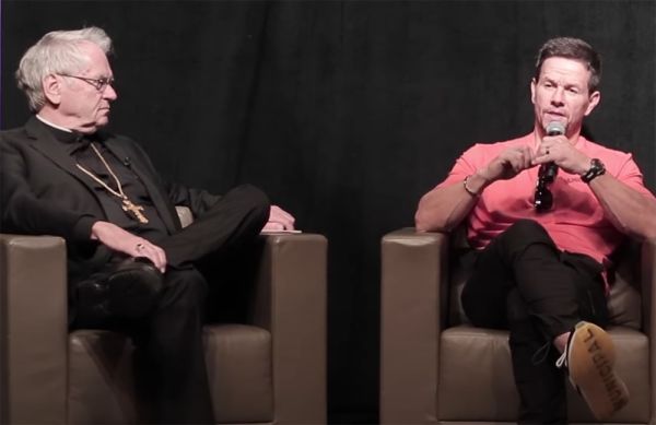 Mark Wahlberg approached Bishop George Leo Thomas for his blessing and advisement in the making of “Father Stu.”.