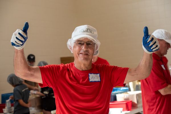The meal-packing event at St. Matthew Catholic Church in Charlotte, North Carolina, is so popular that volunteer spaces get snapped up like Taylor Swift tickets weeks beforehand. Phillip Budidharma/CNA