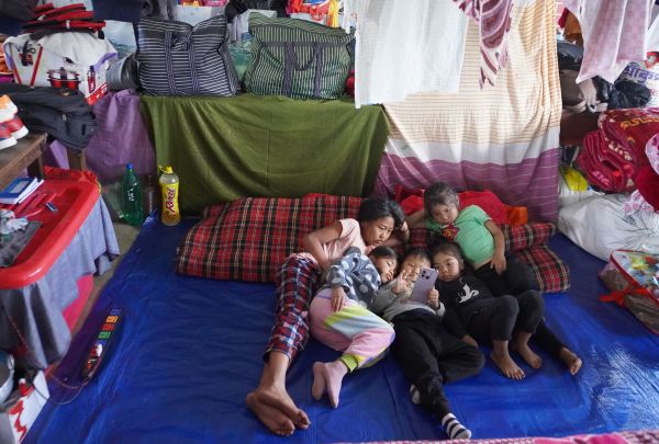 Kuki Christian children whose refugee families fled sectarian violence in India's northeastern state of Manipur. Credit: Anto Akkara