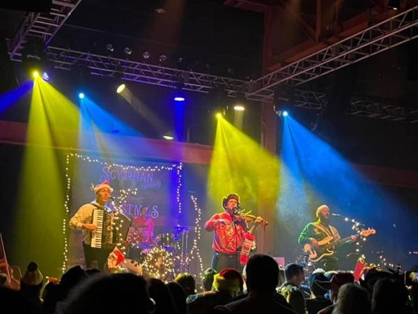 Scythian performs at a Christmas concert. Credit: Photo courtesy of Scythian