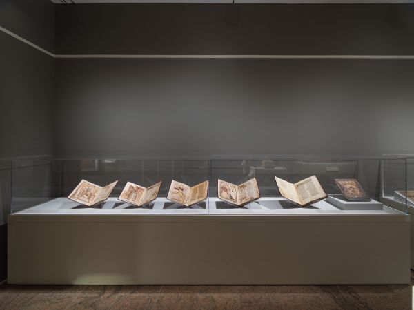 Intricately decorated ancient North African Gospel books on display at The Met’s “Africa & Byzantium” special exhibit, which runs from November 2023 through March 2024. Credit: Photo courtesy of The Met