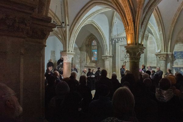 The Cenacle, or Upper Room, in Jerusalem. This is where Jesus is believed to have shared the Last Supper with the apostles before his Passion. Passed down through the generations, the room has been incorporated into the Jewish complex of the “Tomb of David” and is available for Christian use only a few days a year. Credit: Marinella Bandini