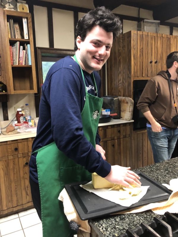 Ryan Realbuto was always lending a hand. Credit: Photo courtesy of Capuchin Franciscan Volunteer Corps