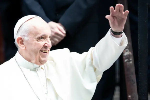 Pope Francis at the 2018 World Meeting of Families in Ireland. Daniel Ibanez/CNA.