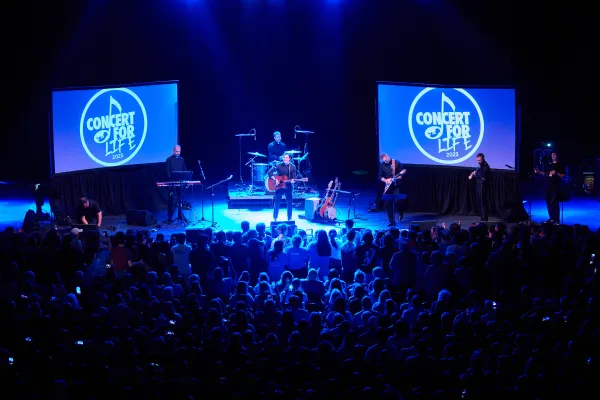 Catholic priests from across the United States come together each year to put the "Concert for Life," an event whose proceeds go to crisis pregnancy centers in Texas. Credit: JC Orillion