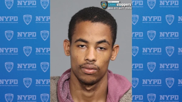 Police said in a release that on Nov. 20, 2024, an individual entered the Church of St. Francis of Assisi on West 31st Street and “removed a&nbsp;gold-plated&nbsp;metal rose from the 9/11 memorial inside without permission or authority to do so.” The suspect&nbsp;on Friday&nbsp;was identified as 21-year-old Deikel Alcantara. Credit: Courtesy of NYPD