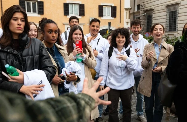 Thanks to the Middle Meets project, university students are able to get to know each other better and break down prejudices. Credit: Scholas Ocurrentes