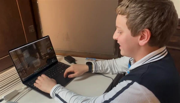 Eleven-year-old Michael Sterpi was one of the lucky students selected to test out the new game.&nbsp;“I play Minecraft on Xbox and PC at home,” Sterpi told CNA. “This game is like really, really, cool. With each block, they made the whole Vatican!” Credit: Courtney Mares/CNA
