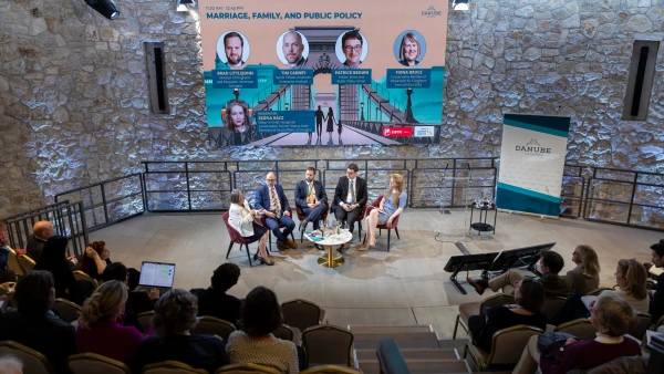 An international conference took place last week in Budapest at the Danube Institute about the crises affecting the family. Credit: Photo courtesy of the Danube Institute