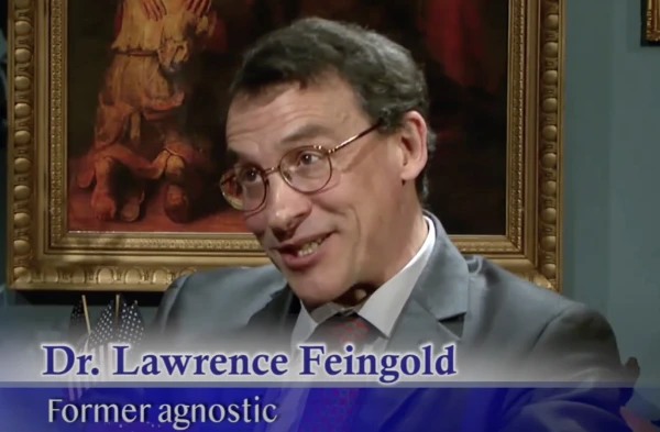 Association of Hebrew Catholics Director of Theology Lawrence Feingold. Credit: "The Journey Home"/EWTN screenshot