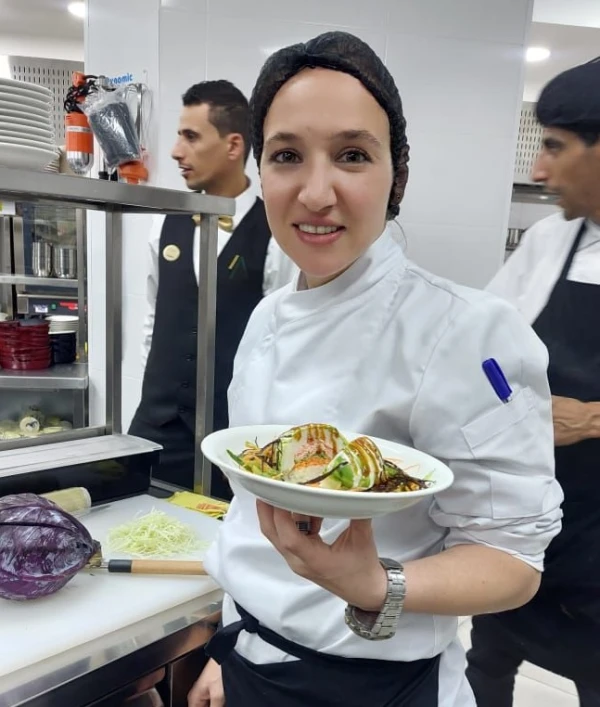 Iman Hijaze has a passion for cooking and has studied the culinary arts. Credit: Photo courtesy of Iman Hijaze