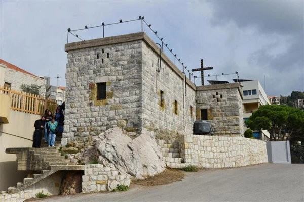 St. Joesph’s House. Iman Hijaze’s godmother helped her and her mother to escape during the conflict and arranged for their relocation to “Beit Youssef” — St. Joseph’s House — an old monastery just steps away from the Shrine of Our Lady of Lebanon in Harissa. Currently the site is being transformed into a retreat center for families and youth by Doud and Kate Tayeh, a Lebanese-American couple raising six children. Credit: Photo courtesy of Doud and Kate Tayeh