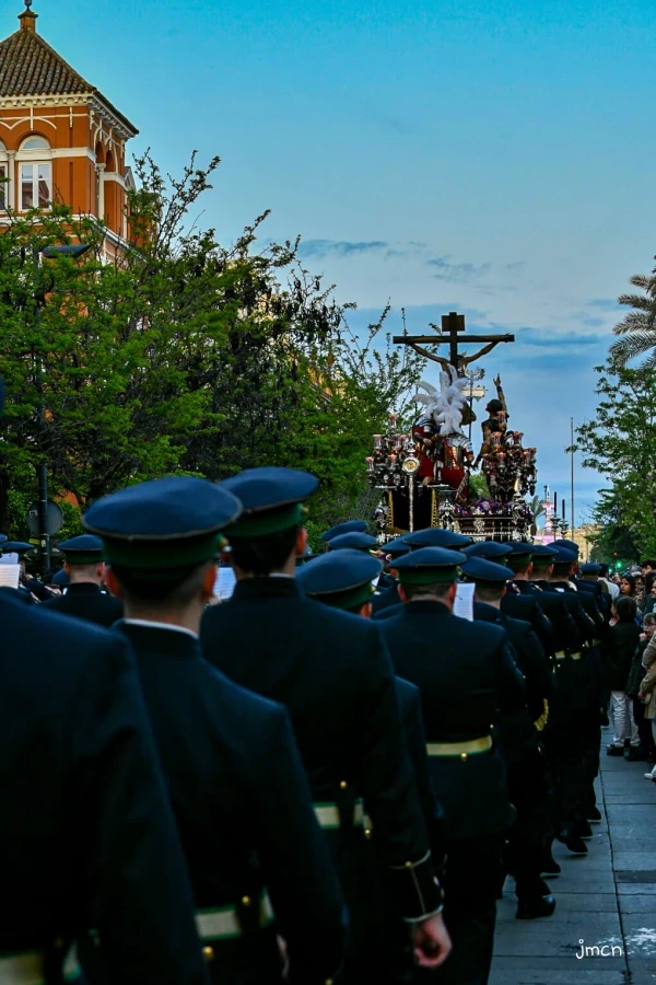 At the Holy Week procession in Seville, Spain, it is as if each procession shouts to the world that Christ is not alone — and neither is his mother. Credit: Photo courtesy of Joaquín Carmona