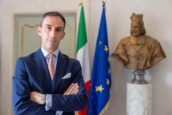 Thomas Clement Salomon is one of the three curators of the Caravaggio 2025 exhibition, organized by the Barberini Palace, of which he is director, and the National Galleries of Classical Art. Credit: Daniel Ibañez/EWTN News