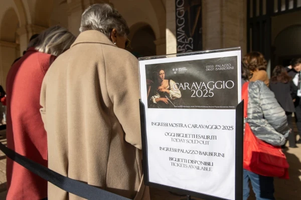 Tickets to see the April exhibition are now sold out. Credit: Daniel Ibañez/EWTN News