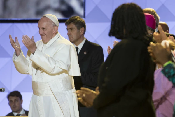 Pope Francis at the World Meeting of Families in Philadelphia on Sept. 26, 2015. Credit: L'Osservatore Romano