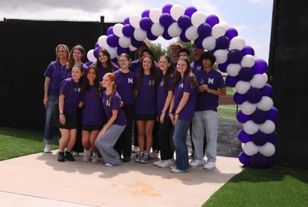 Students pose after being called to "Monterey House" at JSerra Catholic High School in Orange County, California, April 28, 2025. Credit: JSerra Catholic High School