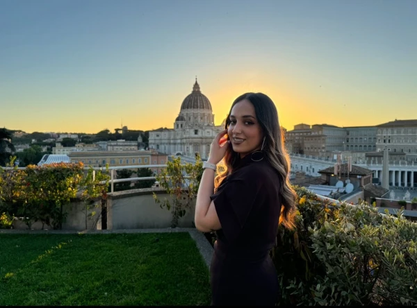 Saveen Youssef, a member of the choir at St. Joseph Cathedral in Erbil, Iraq, and former host on Radio Mariam Iraq. Credit: Photo courtesy of Saveen Youssef
