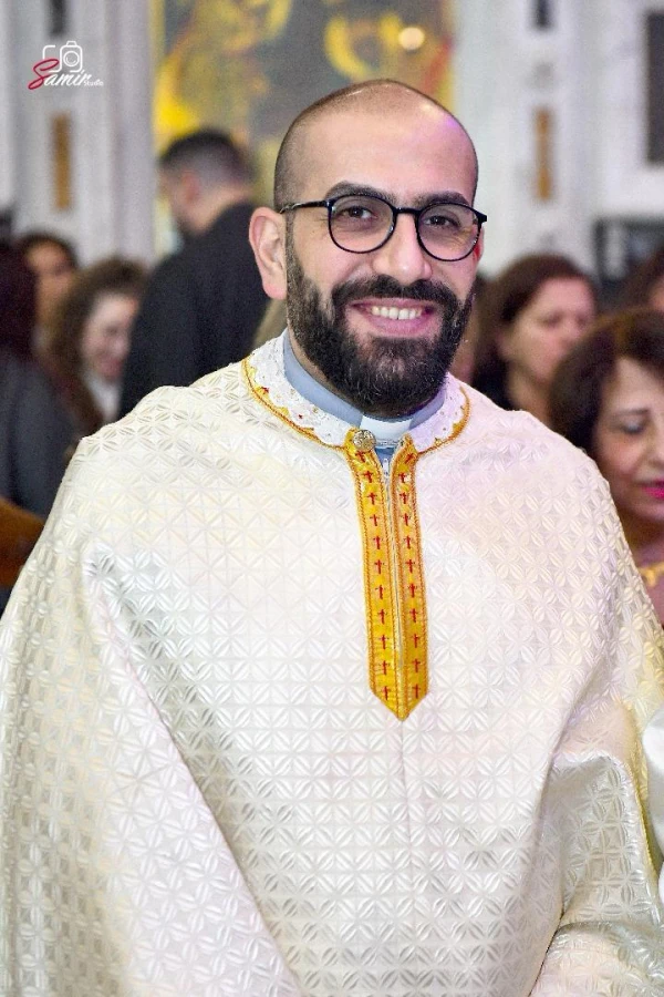Father Antonius Raafat Abou Al-Nasr, general chaplain of the Melkite Catholic Youth in Syria and head of the Office of the Melkite Greek Catholic Archeparchy of Damascus and Its Countryside. Credit: Photo courtesy of Father Antonius Raafat Abou Al-Nasr
