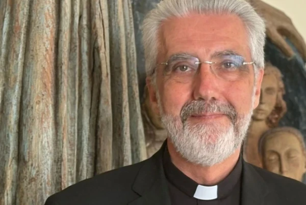 Bishop Luis Marín de San Martín, undersecretary of the Synod of Bishops. Credit: Victoria Cardiel/EWTN News