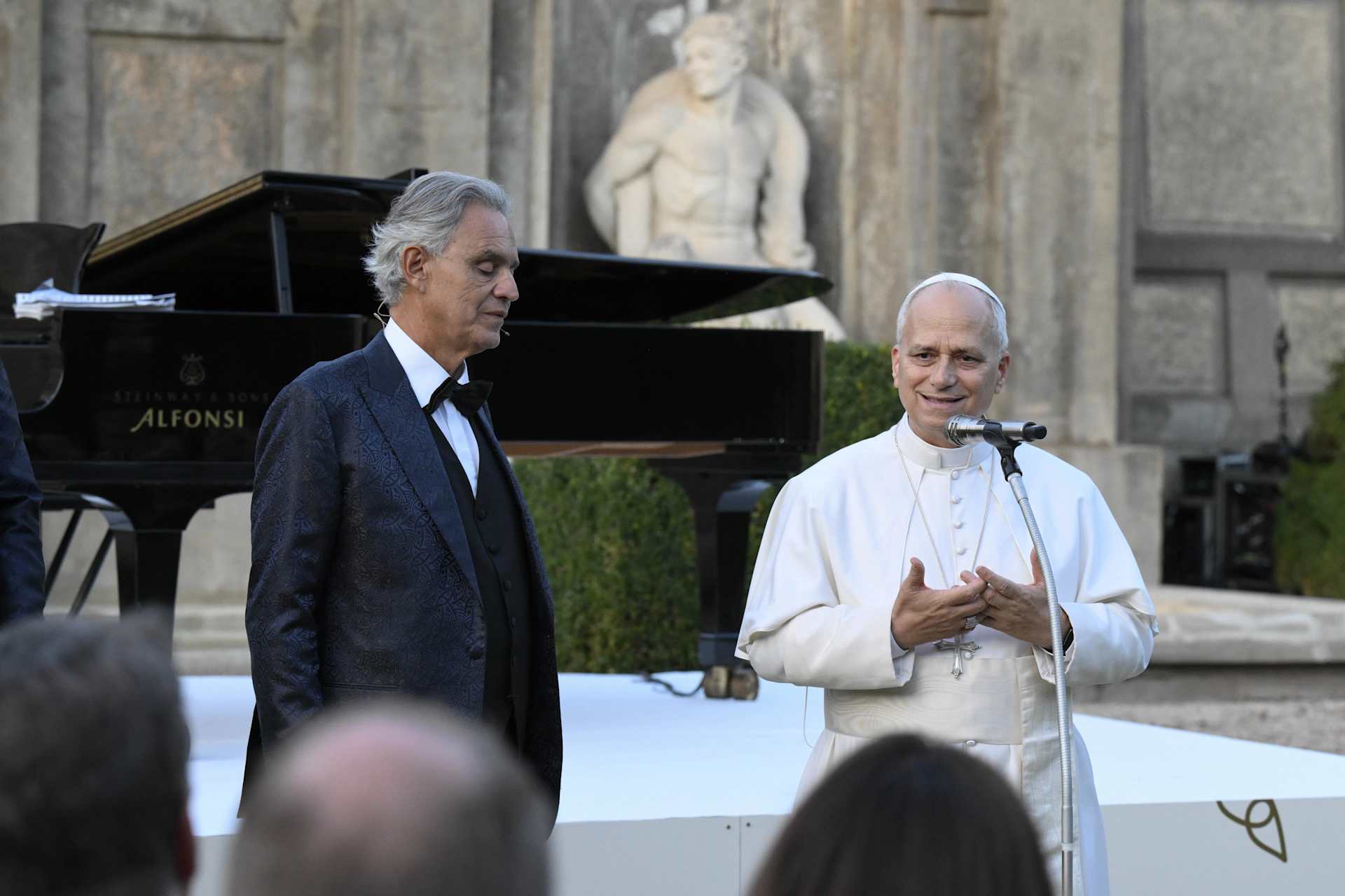Pope Leo XIV on Friday, Sept. 5, 2025, officially inaugurated the Laudato Si’ Village in Castel Gandolfo with a liturgical celebration highlighting the “vocation” of every person to care for creation, including a performance by Andrea Bocelli. | Credit: Vatican Media