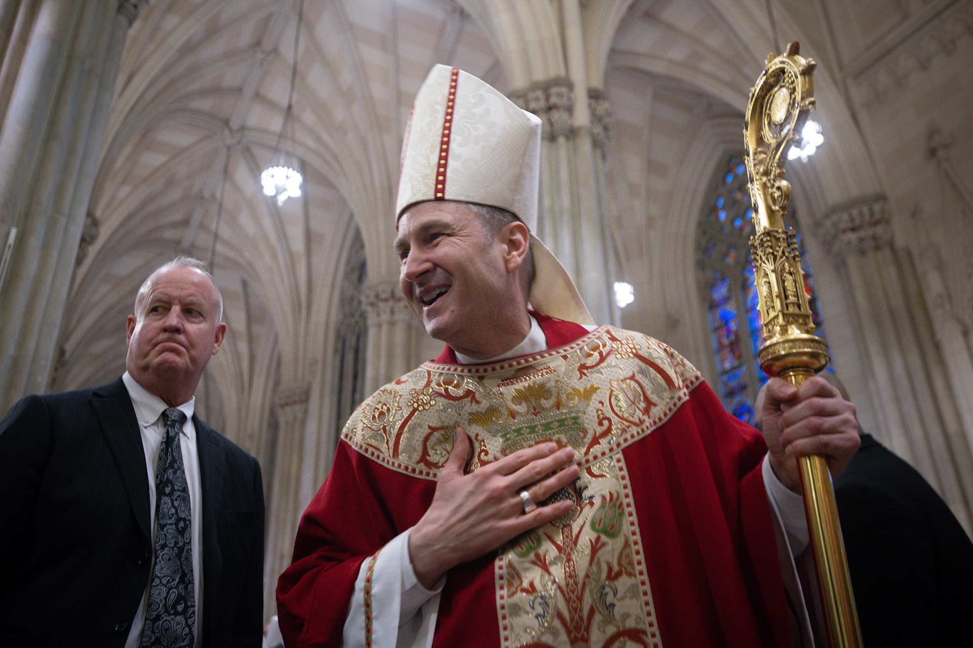 “The Church exists to proclaim Jesus Christ and the Gospel to everyone: publicly and credibly, without fear in every culture and circumstance,” Archbishop Ronald Hicks declared at his installation Mass on Feb. 6, 2026 at St. Patrick’s Cathedral in New York City. Credit: Jeffrey Bruno/EWTN News
