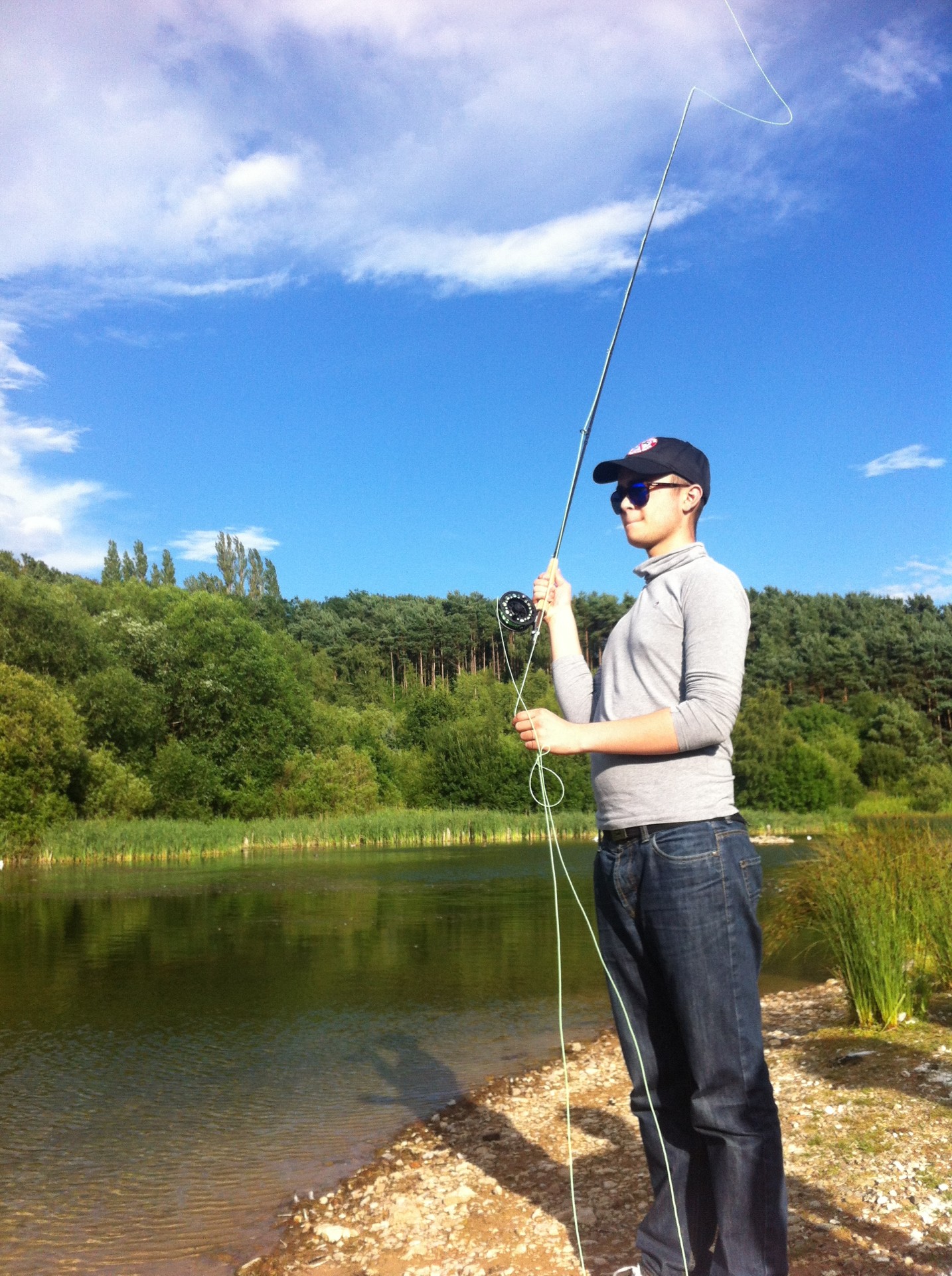 Fishing was one of Pedro Ballester’s favorite hobbies. Ballester was born in Manchester, England, and died in in 2018 at the age of 21 of bone cancer. His cause for canonization has been officially opened. | Credit: Photo courtesy of Opus Dei