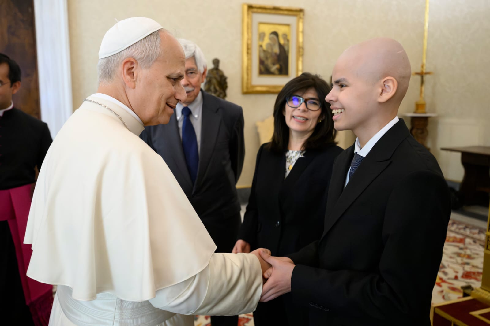 Pope Leo XIV meets with Ignacio Gonzálvez at the Vatican on April 29, 2026. | Credit: Carmen Gloria Gonzalez