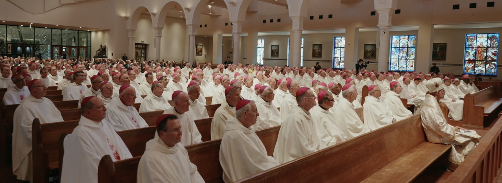 The U.S. Conference of Catholic Bishops consecrates the nation to the Sacred Heart of Jesus on June 11, 2026, in Orlando, Florida. | Credit: USCCB/YouTube/screenshot