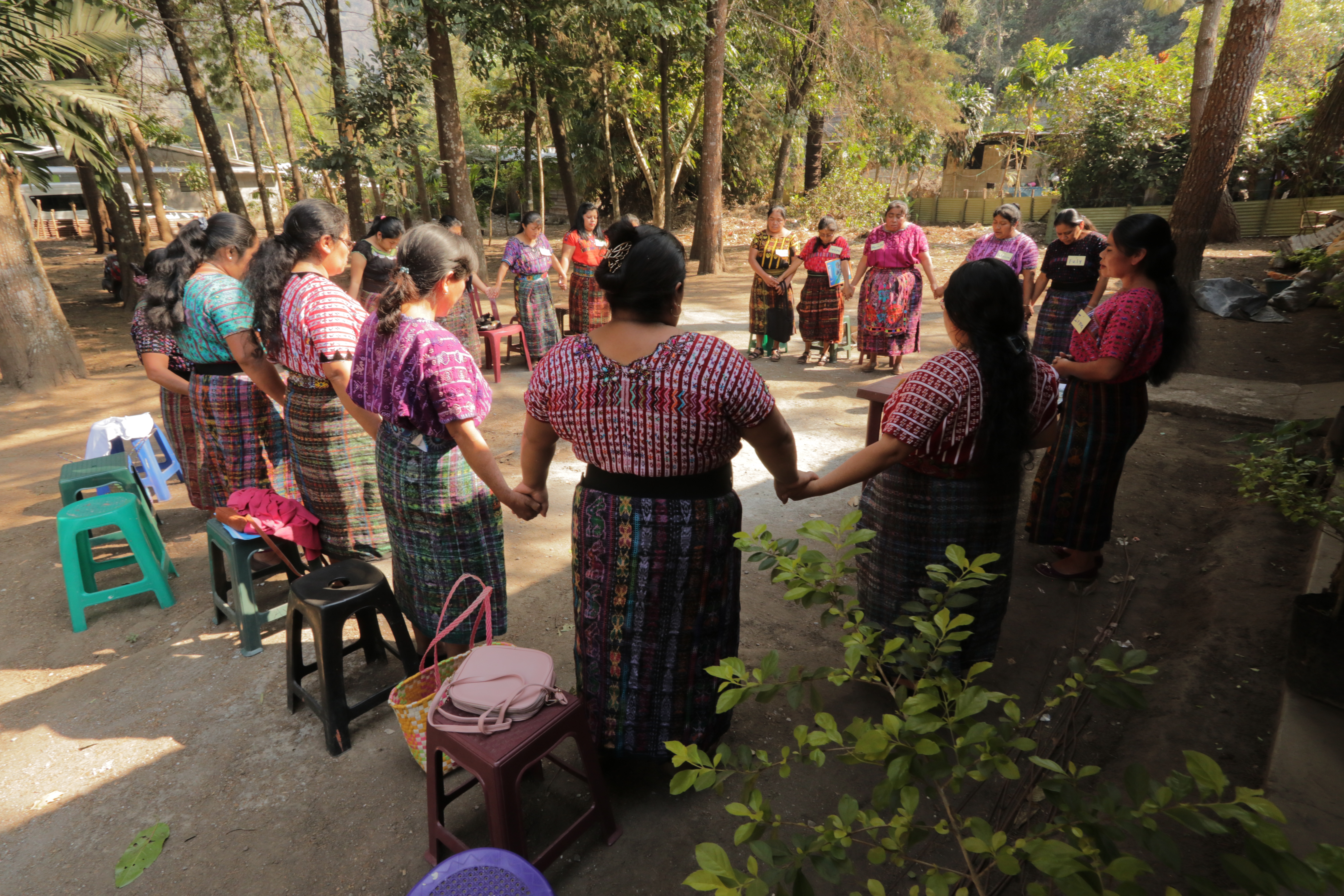 A mothers group in Guatemala focuses on health, education, development, and correspondence meets. | Credit: Photo courtesy of Unbound