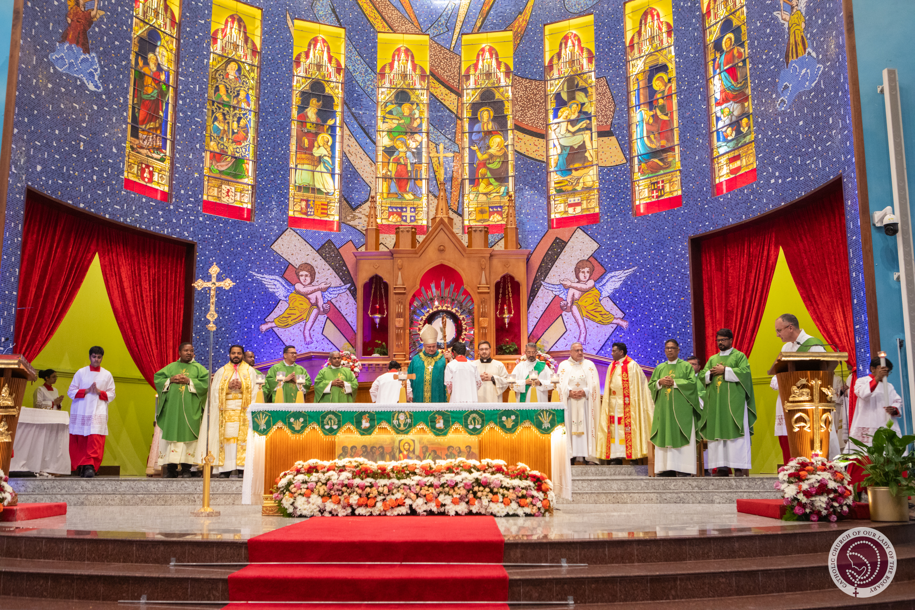 The apostolic vicar of Northern Arabia, Bishop Aldo Berardi, recently made pastoral visits and presided at Masses throughout the vicariate calling Christians to unity and faith in difficult times.| Credit: Photo courtesy of the Apostolic Vicariate of Northern Arabia (AVONA)