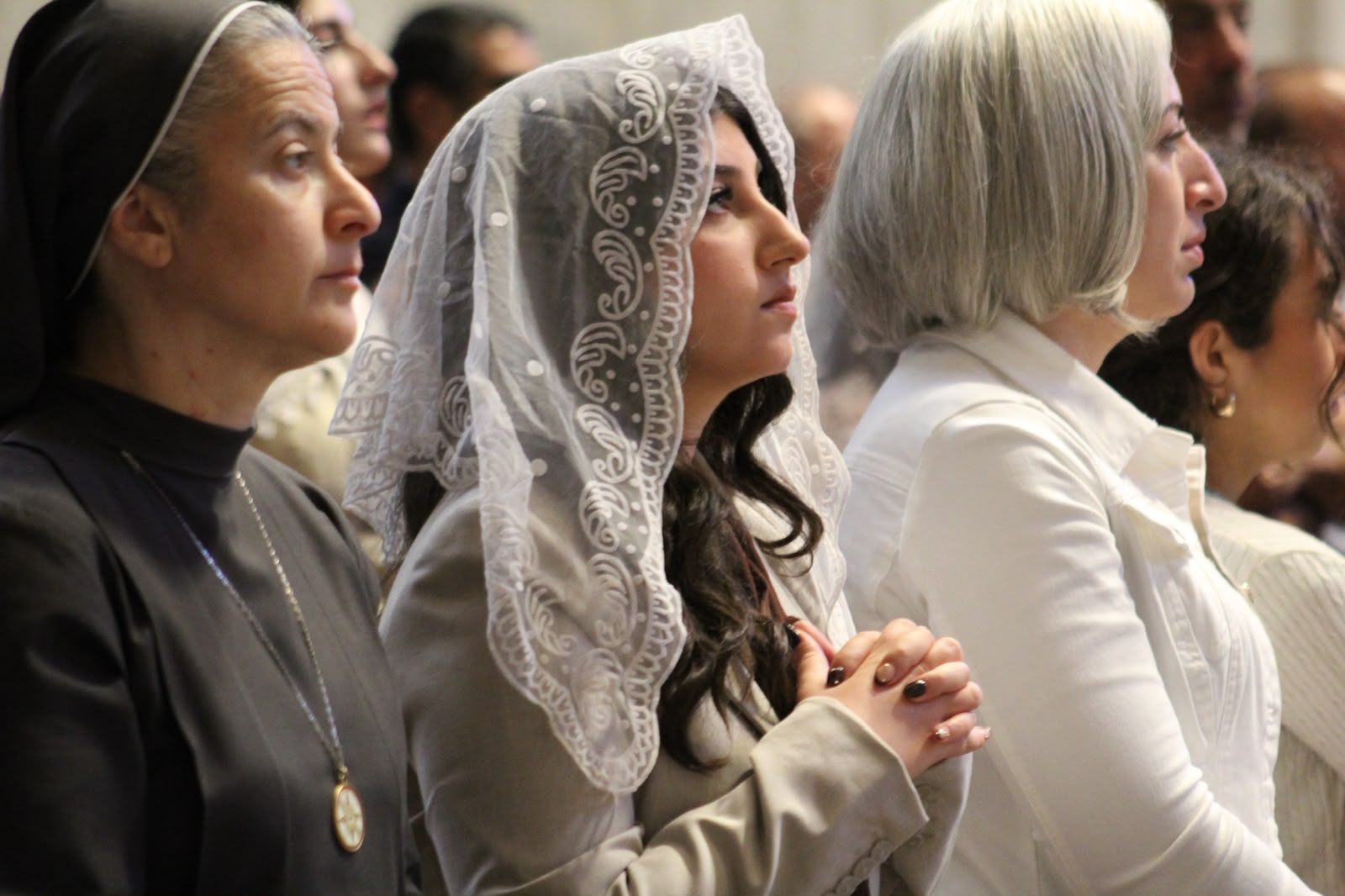 Hundreds of Chaldean Catholics gather at St. Peterʼs Basilica in Rome for Mass on Oct. 15, 2026. | Credit: Romy Haber