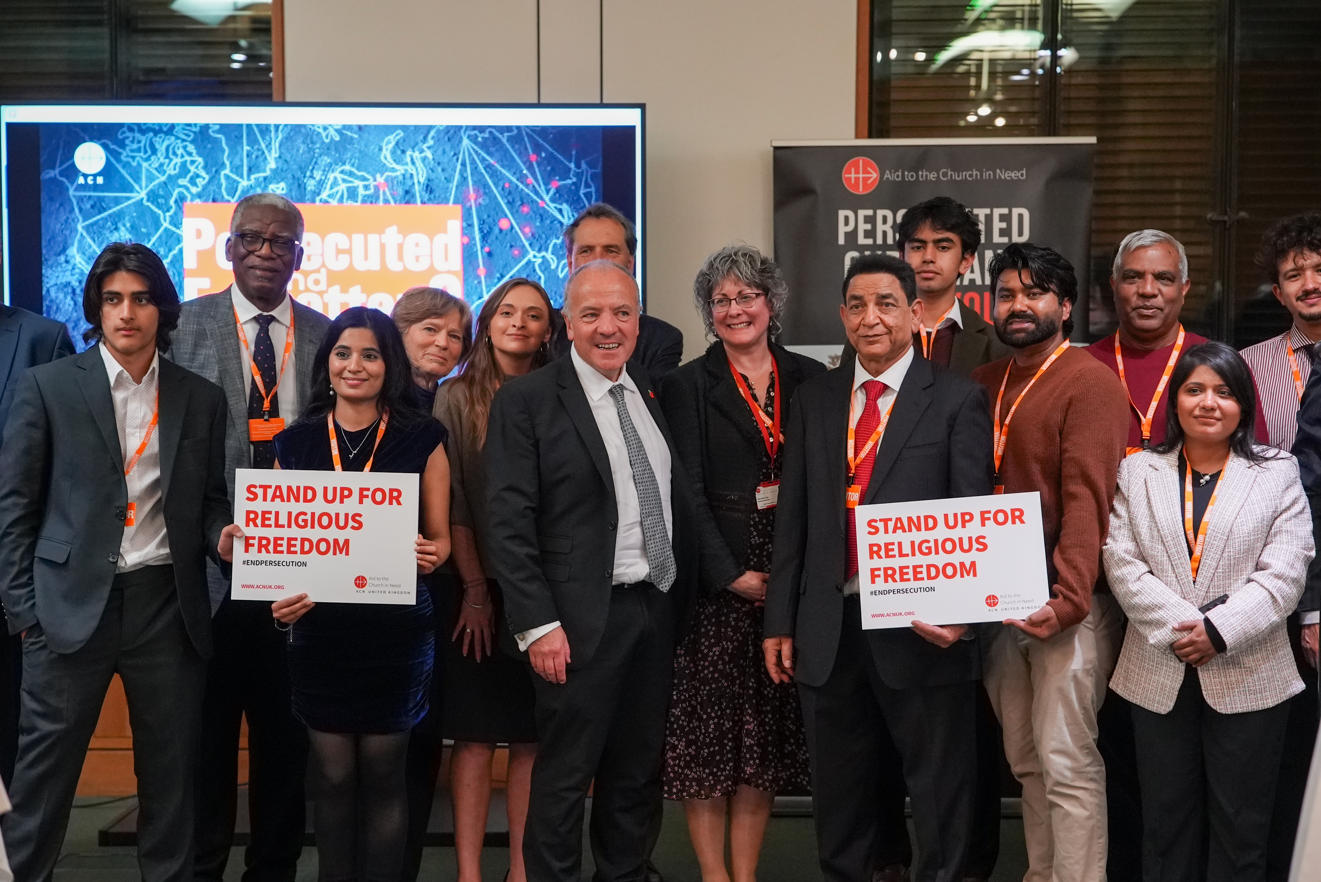 Attendees at the launch of the Aid to the Church UK’s report “Persecuted and Forgotten?” in Portcullis House, London, Oct. 27, 2026.| Credit: Elliot Hartley