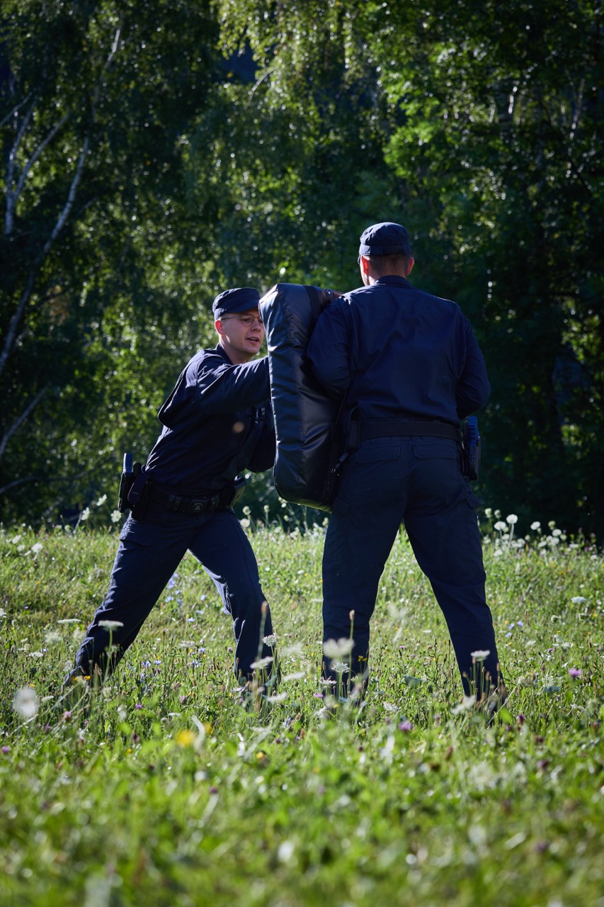 New Swiss Guards undergo three months of training, including one month of physical and psychological training with police in Switzerland. | Credit: Photo courtesy of the Pontifical Swiss Guard