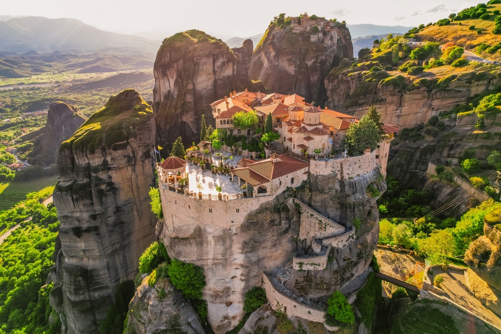 The Meteora monasteries in Greece. | Credit: zedspider/Shutterstock