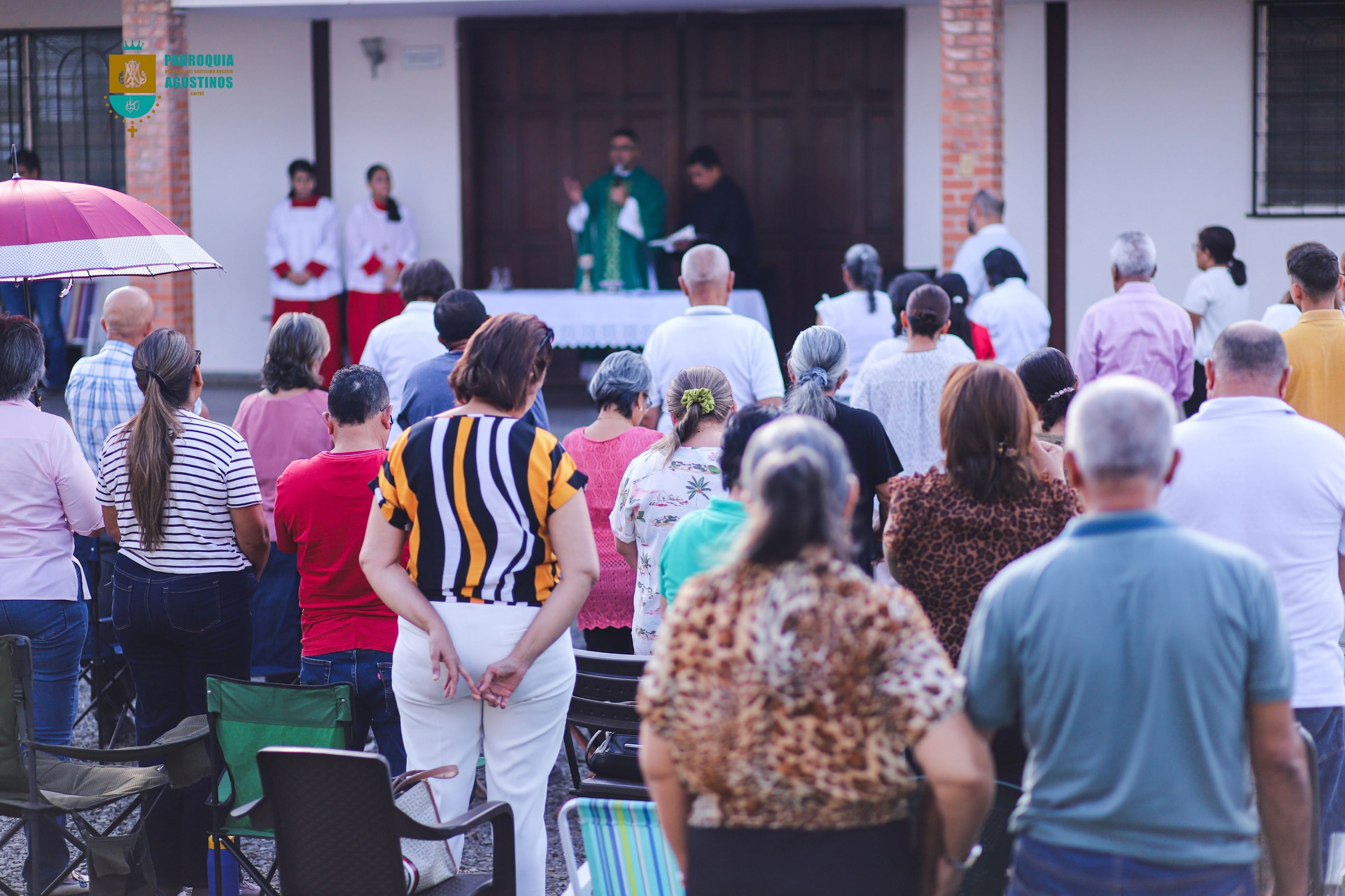 Following the closure of Our Lady of the Most Holy Rosary Church in Chitré, Panama, after the Oct. 9, 2026, earthquake, Masses are being held outdoors. | Credit: Our Lady of the Most Holy Rosary Parish – Augustinians, Chitré